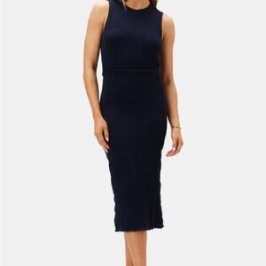 NWT Amour Vert Isabella Dress in Slate